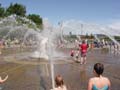 	Waterfront Park Children Playing In Fountain
